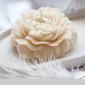 ivory peony – handcrafted scented soy candle